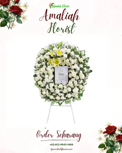 Krans Bunga Duka Cita di Sodonghilir